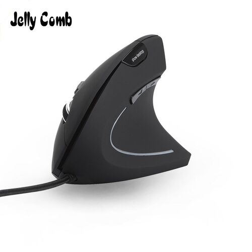 Wired USB Cable Vertical Mouse for Laptop PC Right Hand Smal