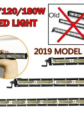 7/13/19 Inch 60w/120w/180w Led Light Bar Spotlight Searchlig