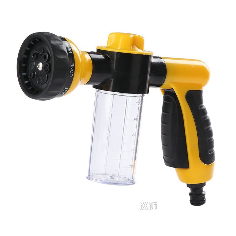 Portable Auto Foam Lance Water Gun High Pressure 3 Grade Noz