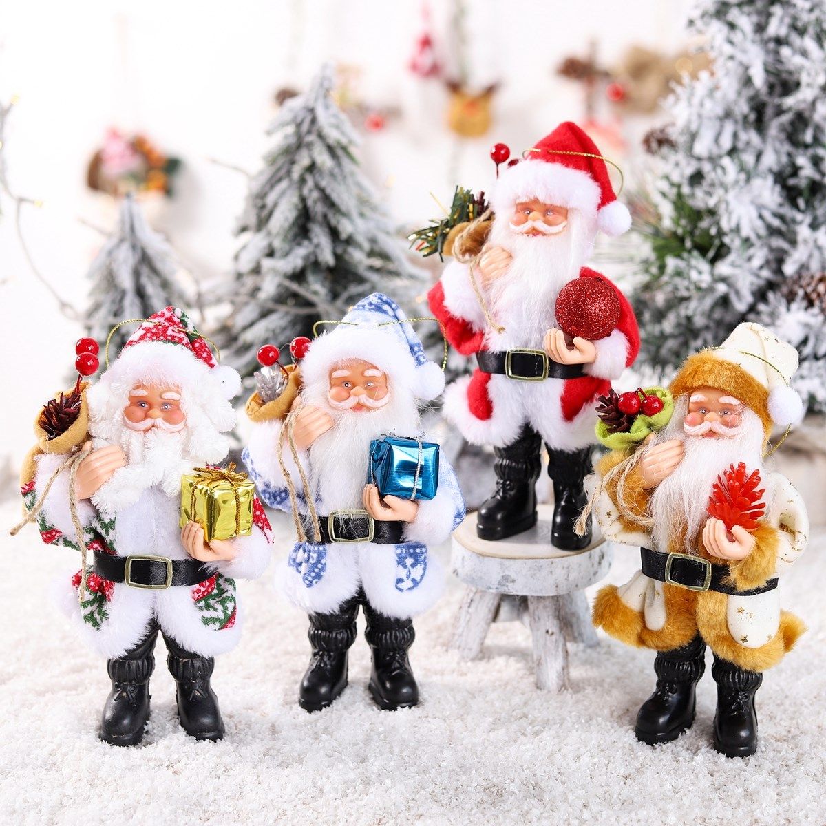 santa claus pendant doll christmas ornaments merry christmas