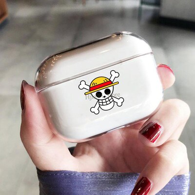 One Piece Logo Earphone Case For Apple Airpods Pro Transpar