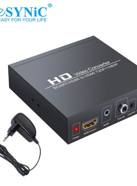 eSYNiC SCART + HDMI To HDMI Converter 1080P For NES SNES Ge
