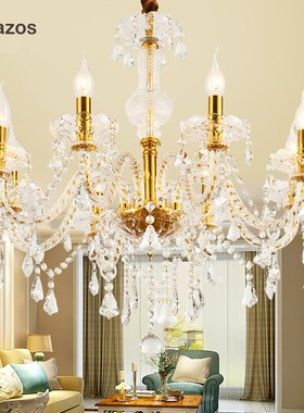 New Modern Gold crystal chandeliers for Living room Bedroom