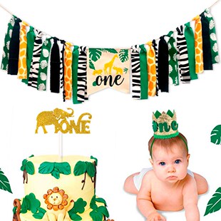Party Decor Boy One 1st Birthday First Wild Kids