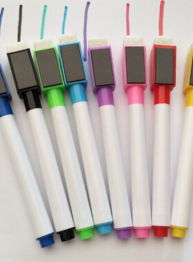 8PCS/Set Magnetic Colorful Whiteboard Pen Board Markers Buil