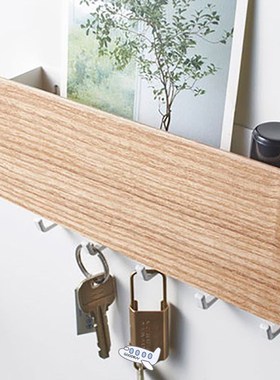 New Wall-hung Type Wooden Decorative Wall Shelf Sundries Sto