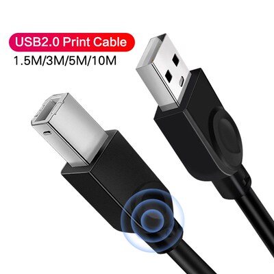 USB 2.0 Printer Cable 1m 3m Male to Male USB Type A to B Cor
