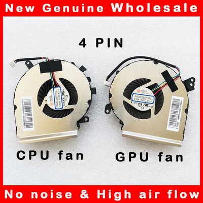 Laptop cpu gpu cooling Fan cooler radiator For Msi GE62MVR G