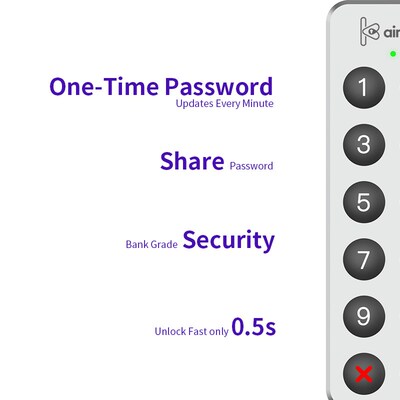 Airbnk F101 Password Pad Digital Electronic Password Keypad