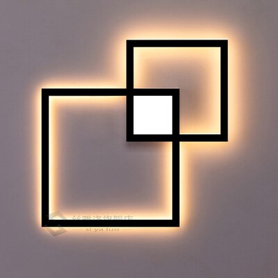 Decorative modern LED Wall Lamp DIY background light indoor