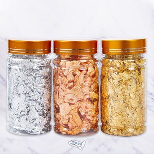 3g/Bottle Gold Leaf Flakes Gold Foil Fragments for Painting
