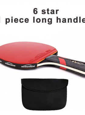 Professional Tennis Table Racket Short Long Handle Carbon Bl