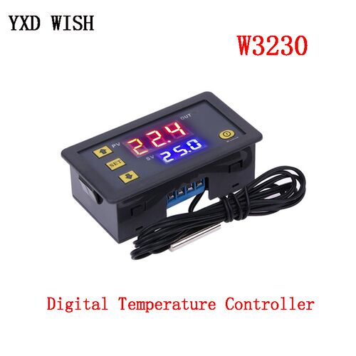 W3230 Digital Temperature Controller DC12V 24V AC110V-220V 2
