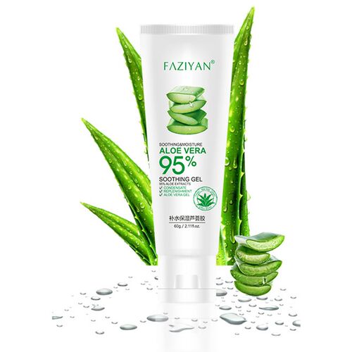 60g Face Cream Aloe Soothing Gel Aloe Vera Gel Skin Care Rem