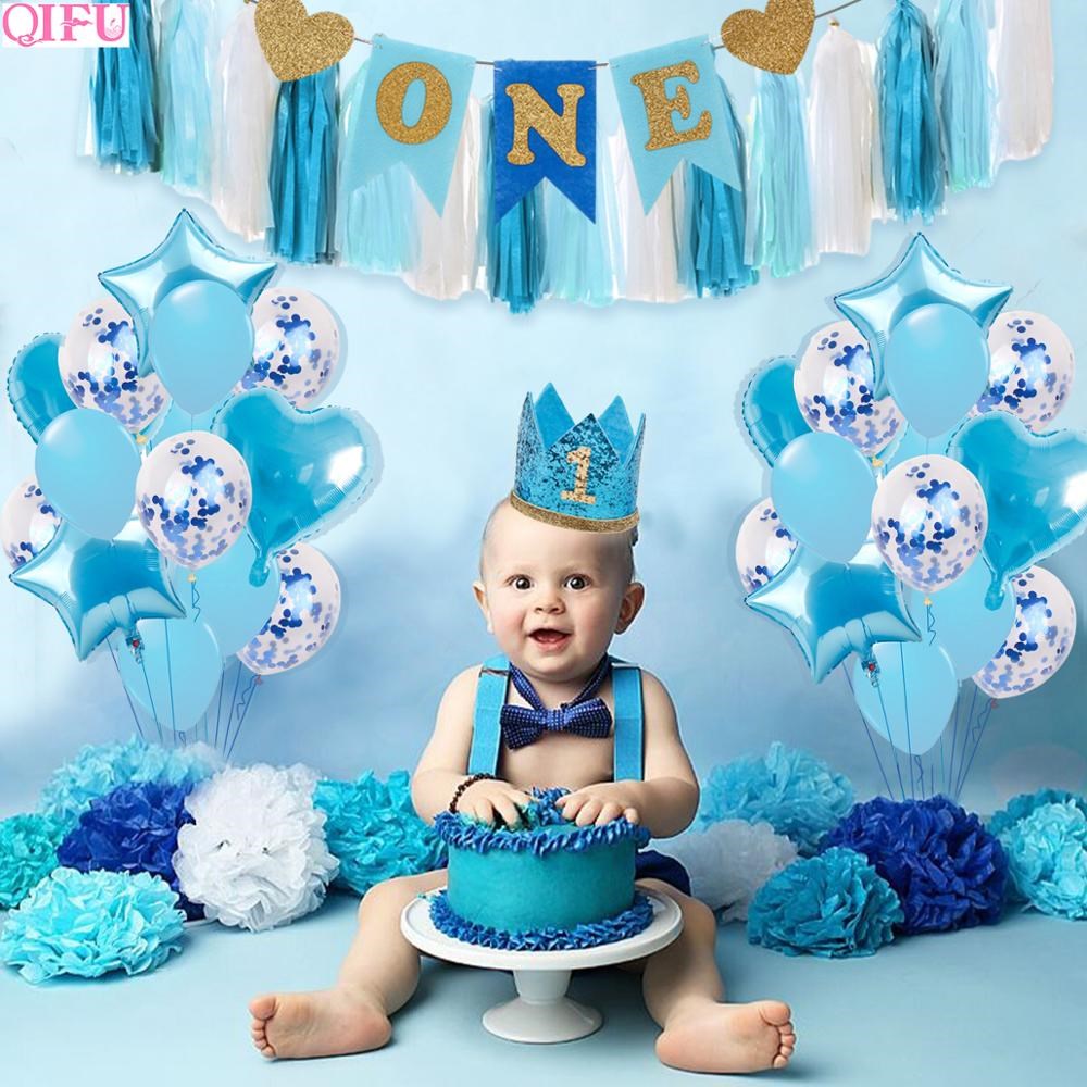 1st Birthday Boy Girl Birthday Balloons Decor 1 First Birthd