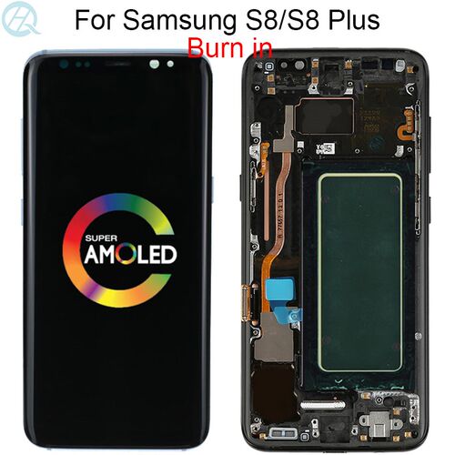 Original For Samsung Galaxy S8 LCD With Frame Super Amoled G