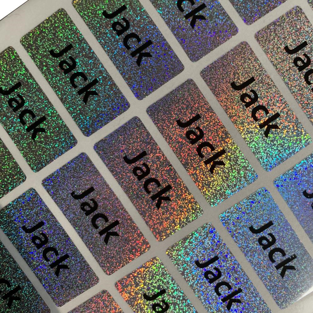 60 pcs Colorful custom name sticker label sticker waterproof