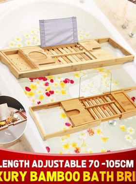 Bamboo Bathtub Tray Shelf For Bath Tub Tray Spa Bathtub Boo