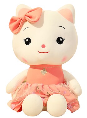 new cute cat plush toy super soft  kitten pillow for girl s
