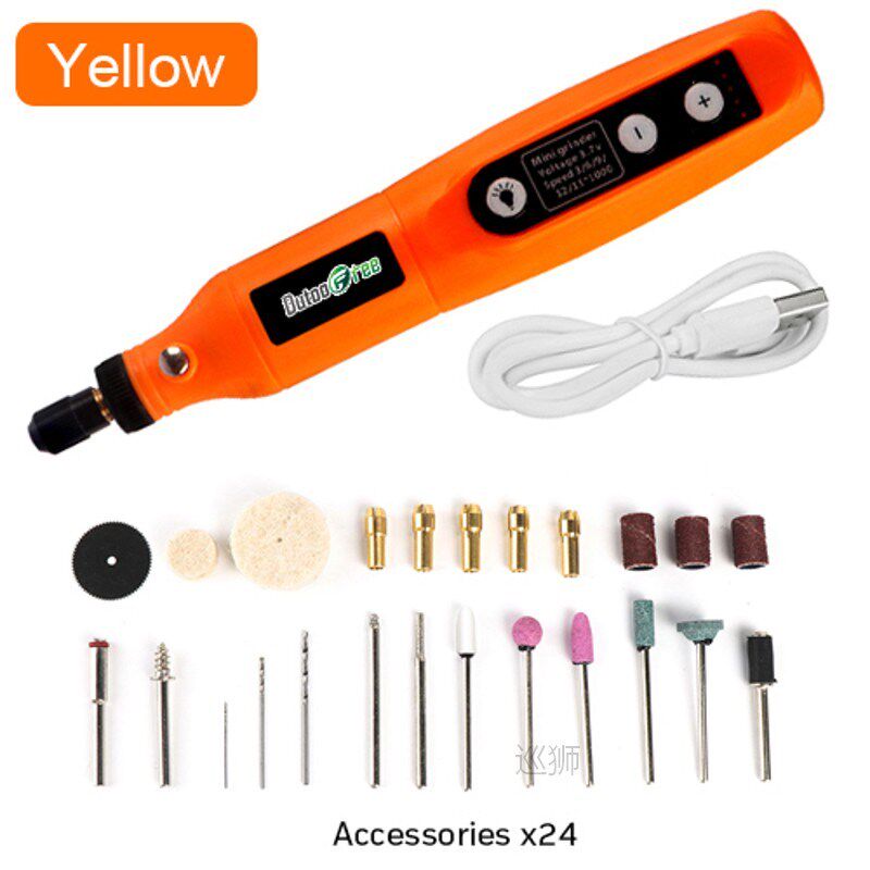 USB Wireless Engraving Pen Rechargeable Mini Cordless Drill