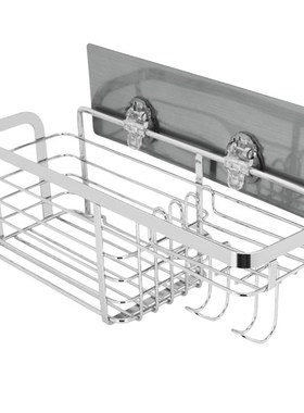 Adhesive Bathroom Shelf Organizer Shower Caddy Kitchen Stora