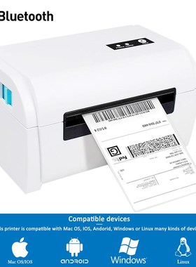GZ Weiou Thermal Barcode Label Printer With Label Holder– C