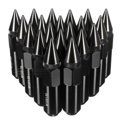 20pcs M12X1.5 Aluminum 60mm niversal Car Wheels Rims Lug Nut