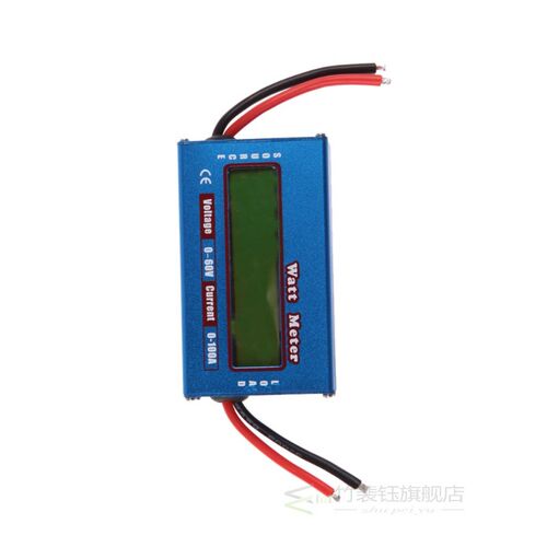 Digital Watt Meter Simple LCD DC Power yser Watt Volt Amp Me