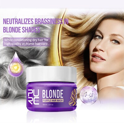 Magical treatment hair mask Purple Hair Mask Repairs Frizzy