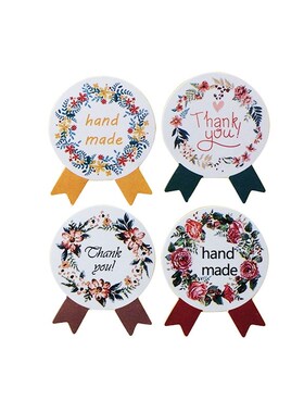 120 Pcs/lot Handmade Sticker Vintage Stickers Kraft Label S