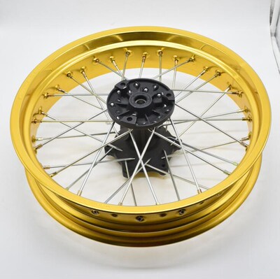 Shineray Tricker 3.5x17 Golden Color CNC Aluminum Alloy Moto