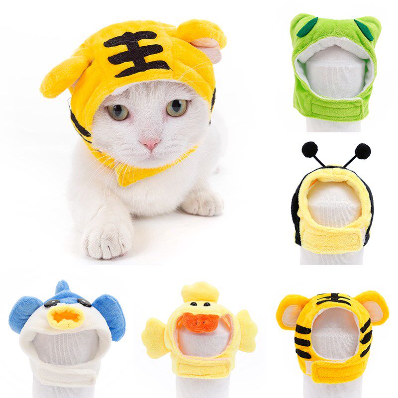 cute cartoon animal pet hat decorative party pet cap for cat