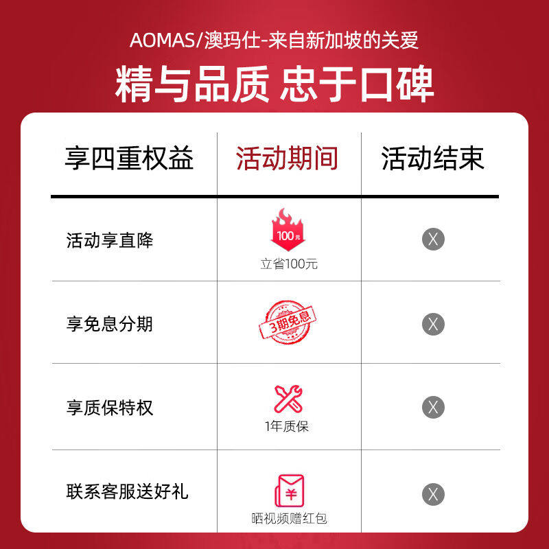 澳玛仕（AOMAS）膝盖膝关节按摩膝盖腿部按摩器膝关节按摩仪揉捏