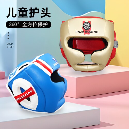 泰国RAJA拳击散打搏击护头盔