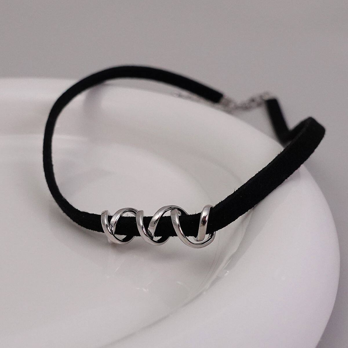 日本portney bell螺旋缠绕式项链短款设计感小众热巴时尚choker