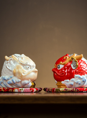 招财貔貅金蟾瑞兽吉祥物迷你桌面小摆件店铺开业礼品乔迁新居礼物