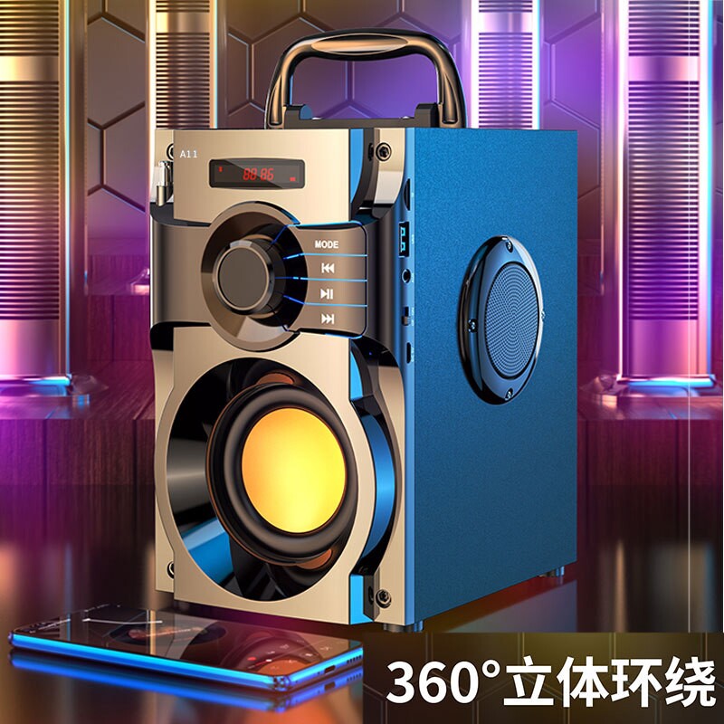 蓝牙音箱小音响超重低音炮无线家大音量3d客厅环绕用小型高端户外