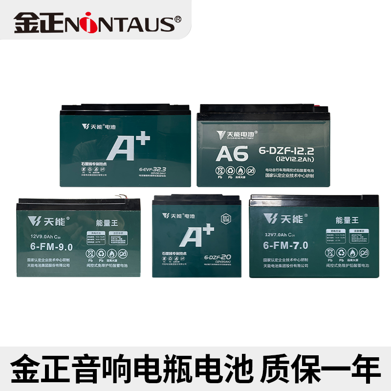 金正音响电瓶户外拉杆音箱电池蓄电池龙威天能原厂顺丰包邮