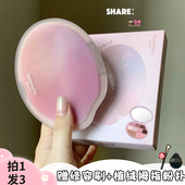 罗小曼面部综合盘高光修容低饱和腮红9色大地色眼影一体盘