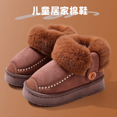 儿童雪地靴防滑加绒加厚保暖