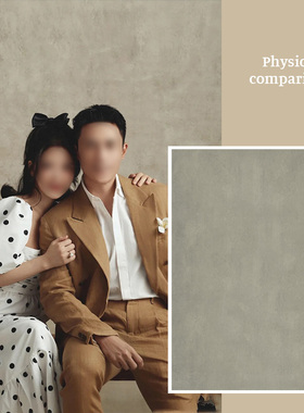 浅灰色纹理油画背景布复古感影楼室内拍照摄影肌理背景墙布婚纱摄影主题道具MH-0573