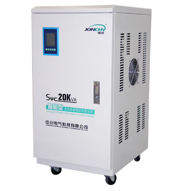 中川电气SVC-6KVA6000W三相高精度全自动380V工业用电稳压器电源