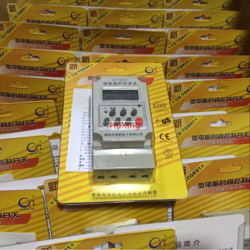 常新电子微电脑时控开关电暖气定时器北京煤改电定 TGK01量大优惠