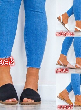 平底凉鞋女summer women flat shoes ladies sandals big size 44