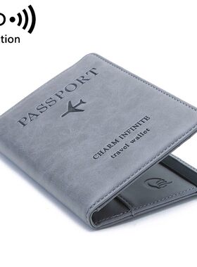 Neutral Multi-purpose Travel Passport Wallet Tri-fold