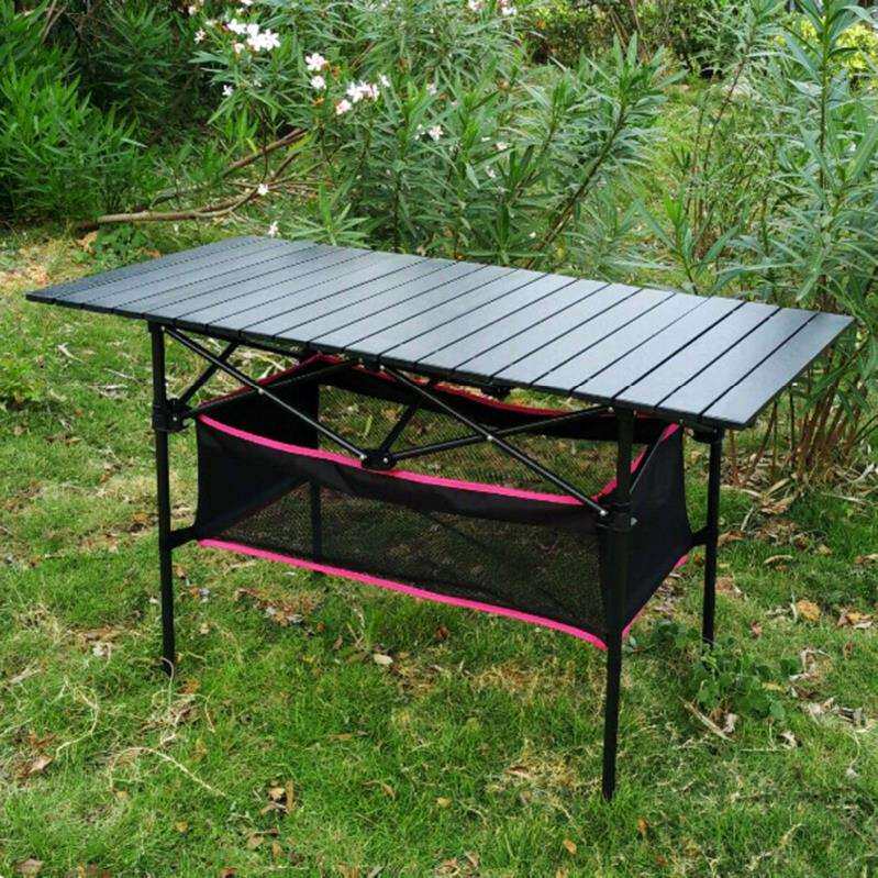 车载长方形折叠桌椅大号户外收缩便携式可固定简约烧烤桌吃饭烤炉