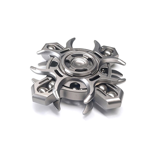 减压指尖陀螺edc解压玩具神谕神域机械联动航空级铝合金出口外贸