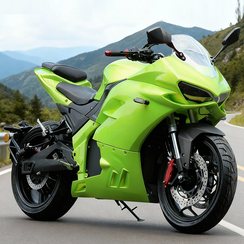 【可上牌】蛟龙杜卡笛电动摩托车跑车72V高速纯电电摩大功率成人