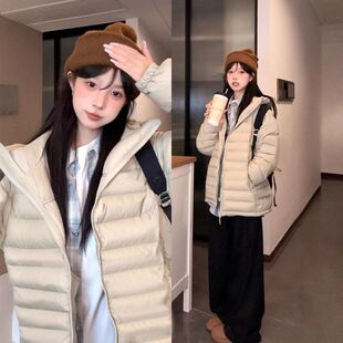 轻薄鸭绒袄1羽绒服短流行的女装外套鸭鸭轻薄绒内胆羽绒外套超值
