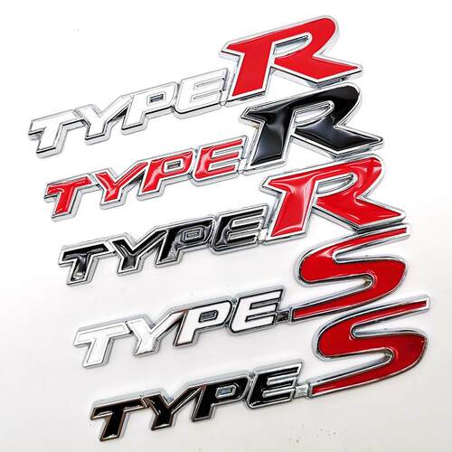 适用于TYPER TYPES 改装车标 汽车车身贴标车尾标金属贴标